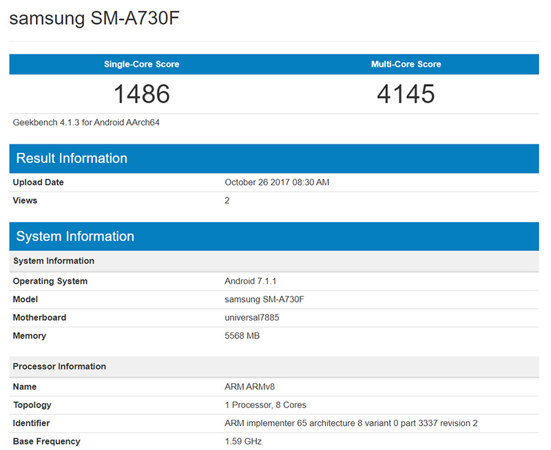 Samsung Galaxy A7 2018