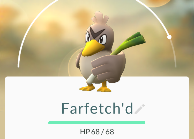Pokémon GO Travel Niantic Farfetch'd Global Catch Challenge