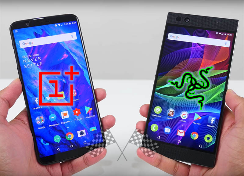 OnePlus 5T Razer Phone