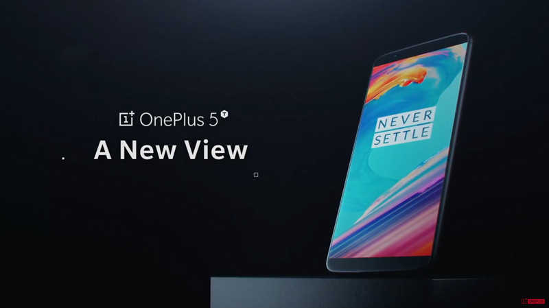 OnePlus 5T novo smartphone
