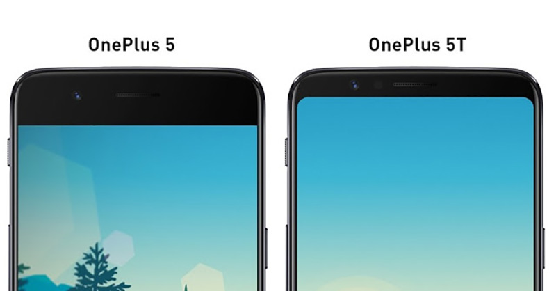 OnePlus 5T OnePlus 5 1 ecrã imagem