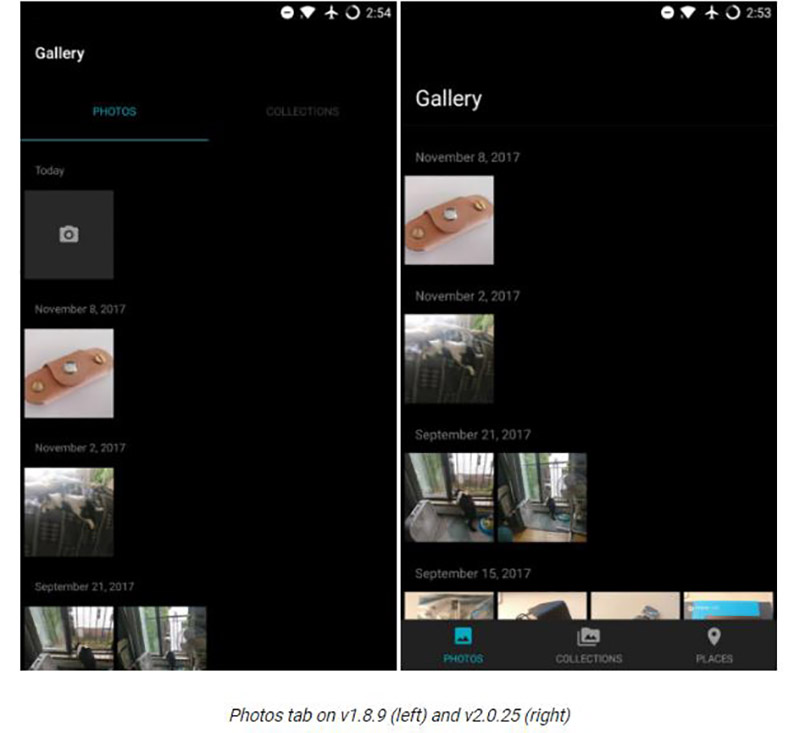 OnePlus App nova versão Galeria APK