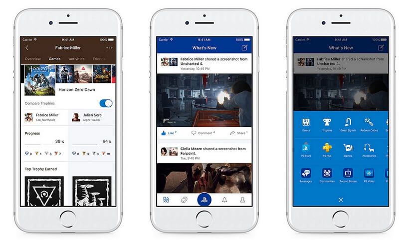 App PlayStation para smartphone está agora mais focada no social