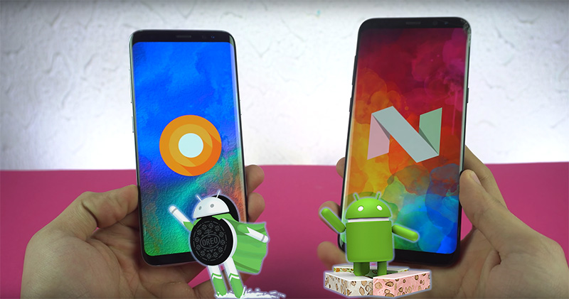 Samsung Galaxy S8 Android Oreo Nougat