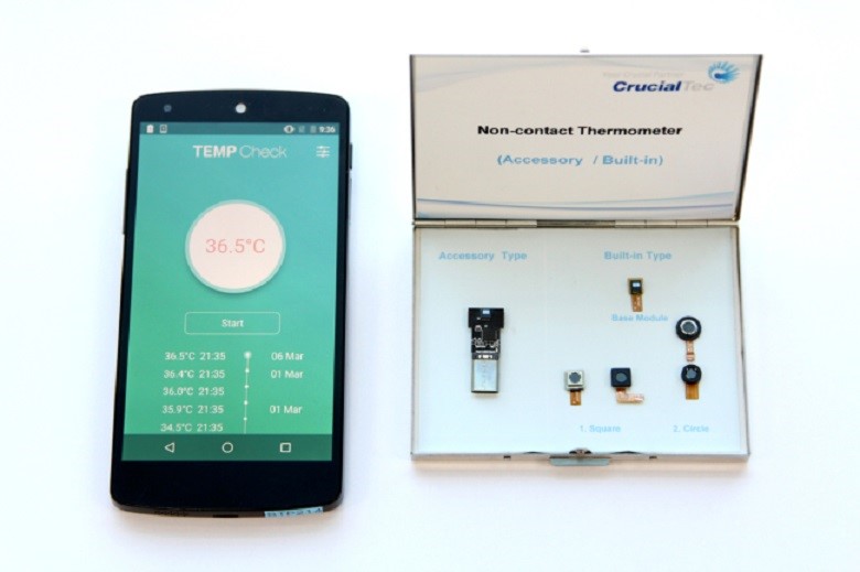 sensor termómetro temperatura smartphone