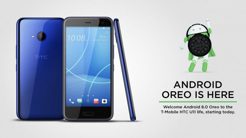 Android Oreo 8.0 HTC U11 Life