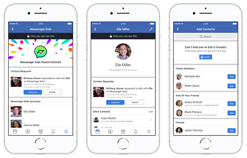 Facebook Messenger Kids oficial