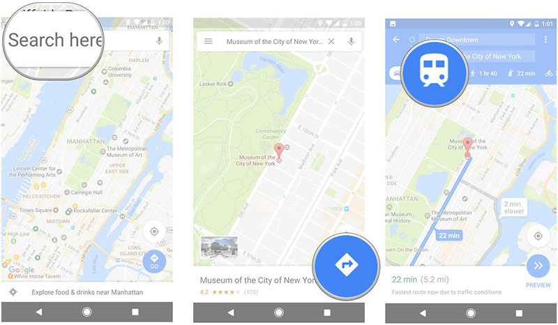 Google Maps autocarro