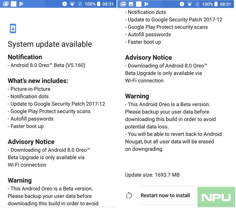 Nokia 5 Android Oreo 8.0
