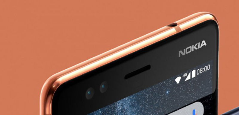 Nokia 9 Android Oreo câmara dual selfie