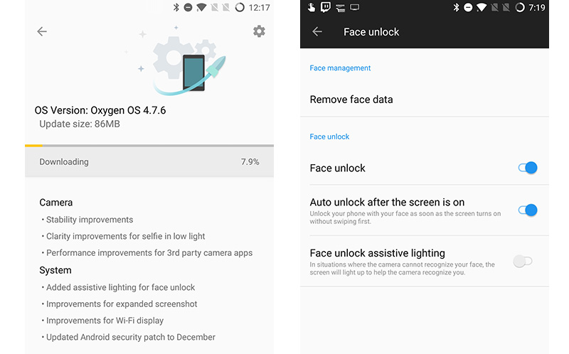 OnePlus 5T OxygenOS v4.7.6