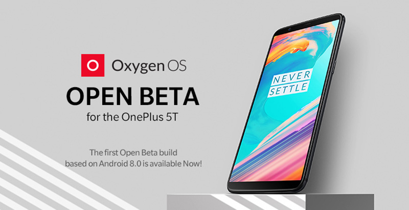 OnePlus 5T OxygenOS Android Oreo Beta
