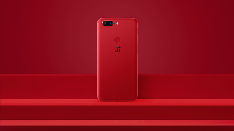 OnePlus 5T Vermelho Lava incrível reservas