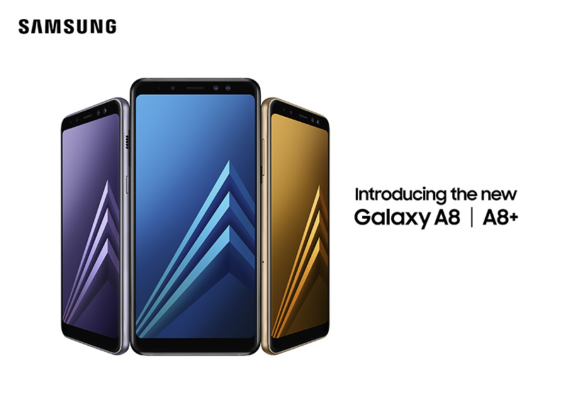 Samsung Galaxy A8 2018 smartphone Android