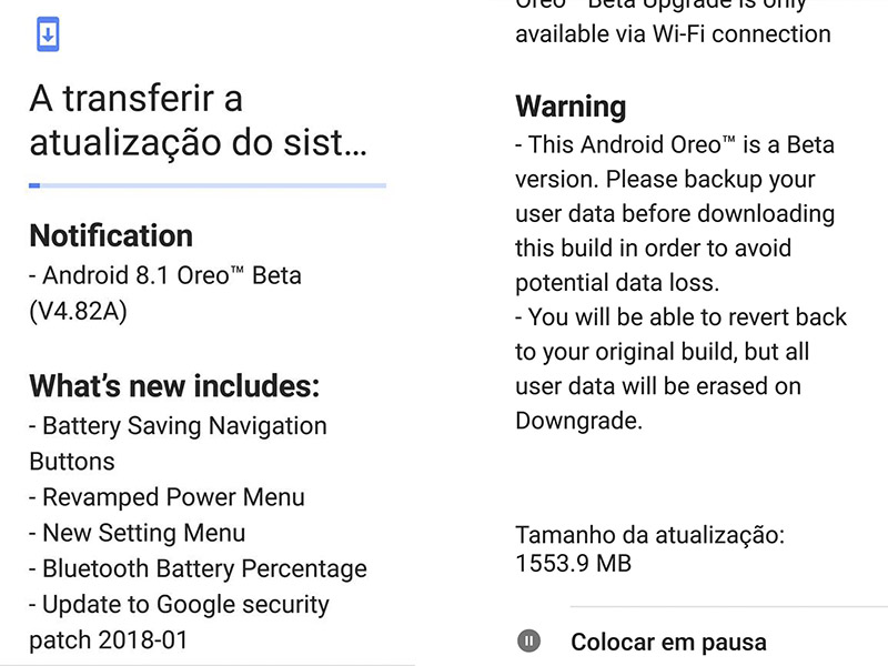 Android Oreo 8.1 Nokia 8 beta Labs