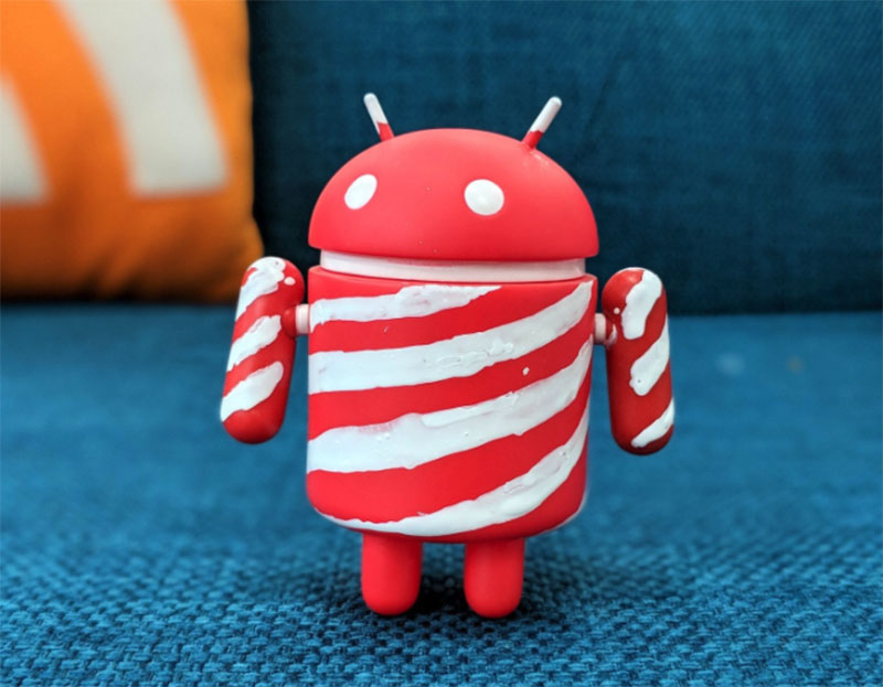 Android P Android Peppermint doce próximo do