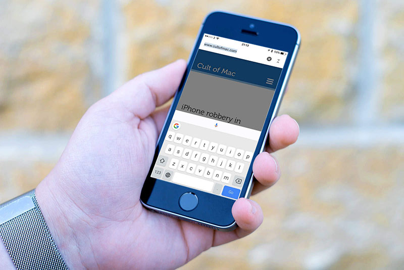iOS Apple iPhone Google Gboard teclado