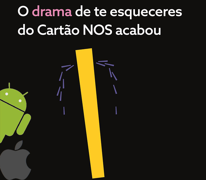 Cartão NOS digital Android iOS smartphone