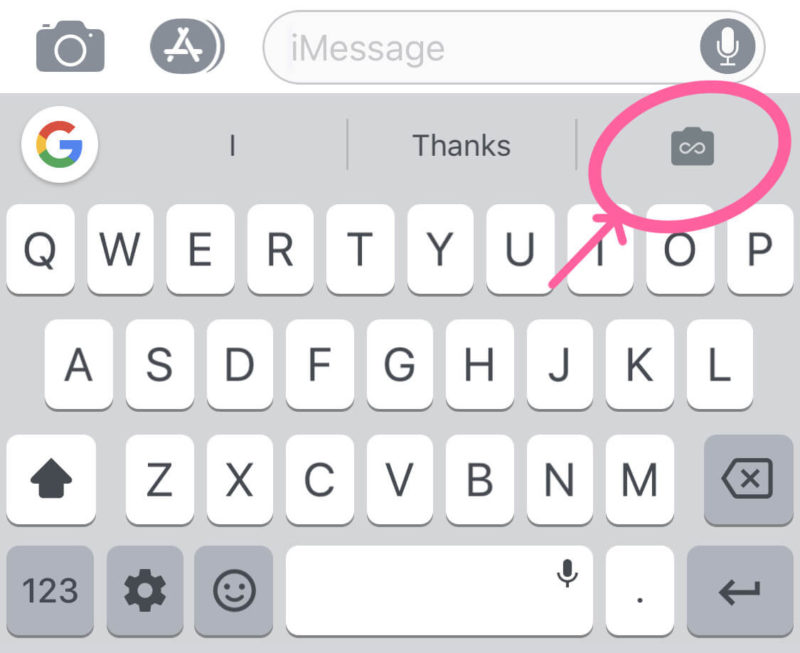 Apple iOS Google Gboard teclado