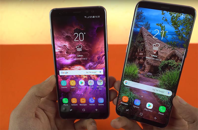 Samsung Galaxy S8 Samsung Galaxy A8 Android Oreo Samsung Galaxy A8 2018