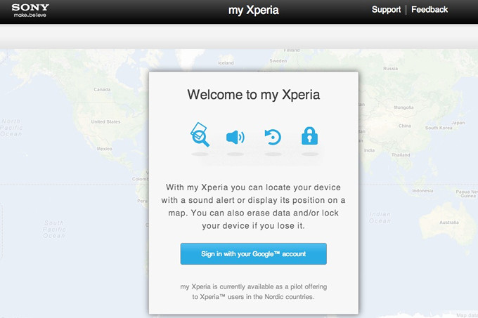 Sony Xperia - Google My Xperia