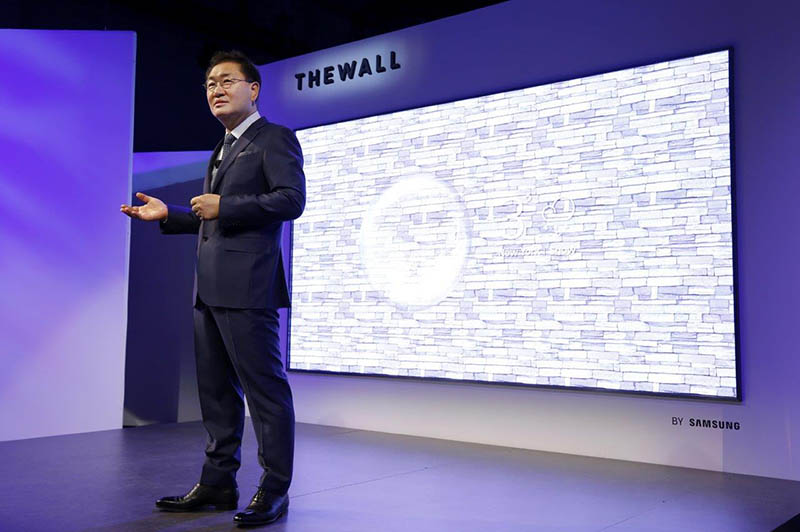 Televisão modular Samsung The Wall