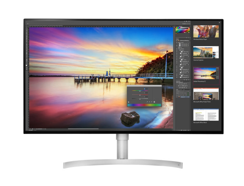 LG monitores CES 2018 Las Vegas