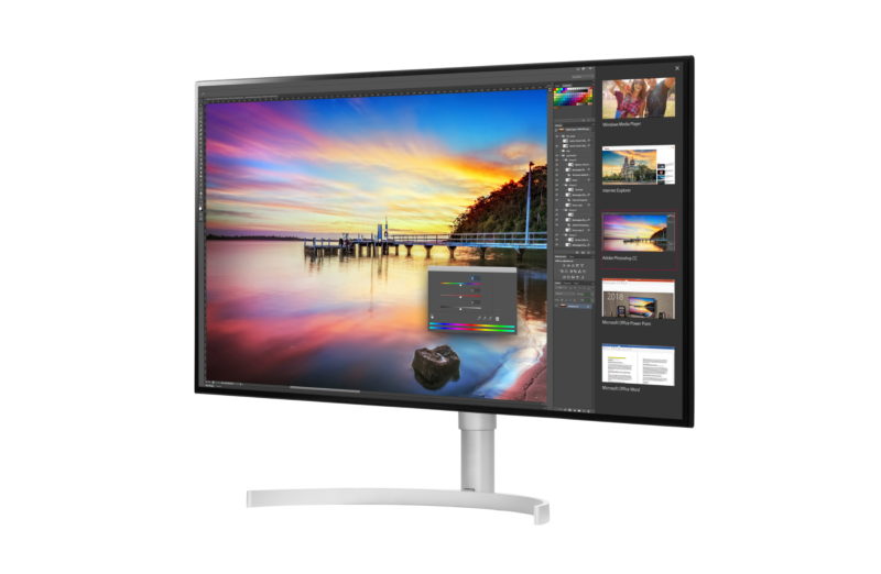 LG monitores CES 2018 Las Vegas