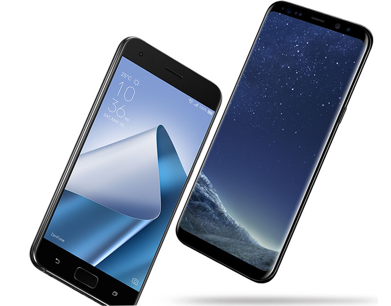 ASUS ZenFone 4 Pro Samsung Galaxy S8 1