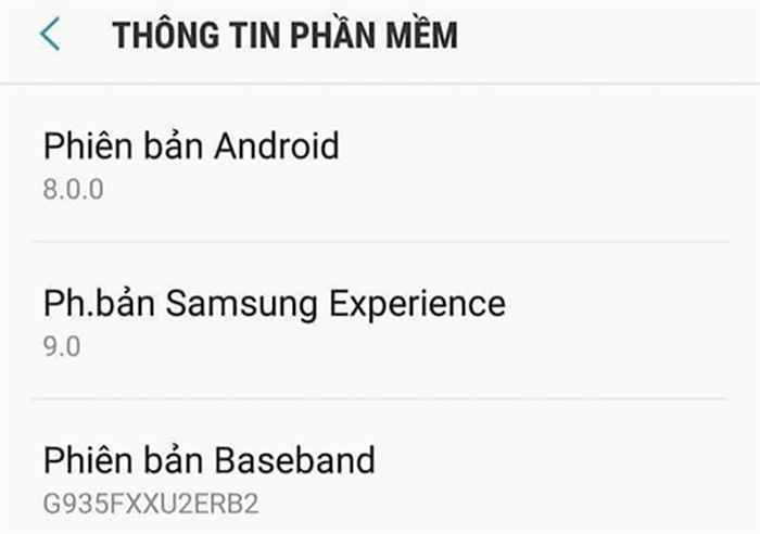 Android Oreo Samsung Galaxy S7 edge