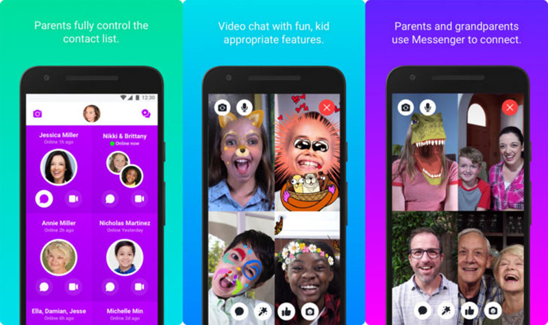 Facebook Messenger Kids Google Play Store Android 1