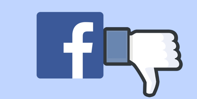 Facebook botão Dislike