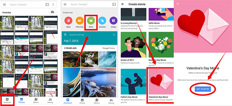 Google Fotos vídeos Android iPhone