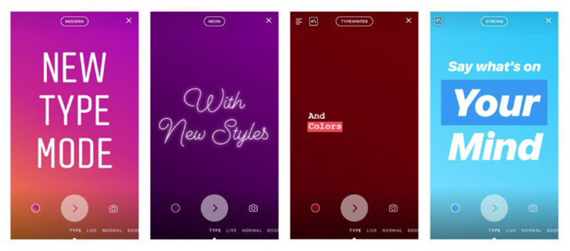 Instagram Android iOS texto funcionalidade