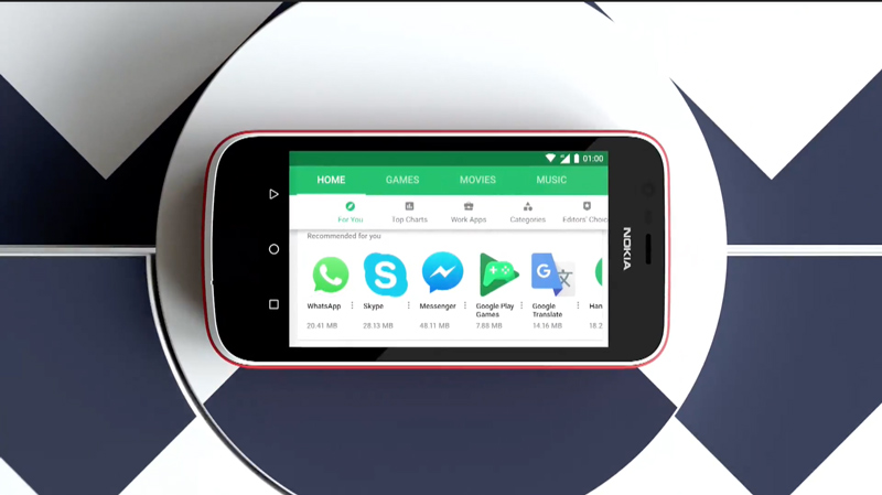 Nokia 1 Android Go MWC 2018 Android Go