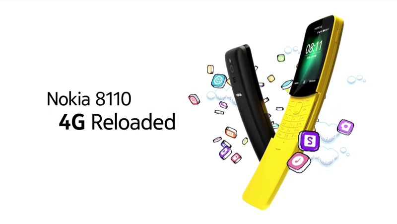 Nokia 8110 4G Banana Phone MWC