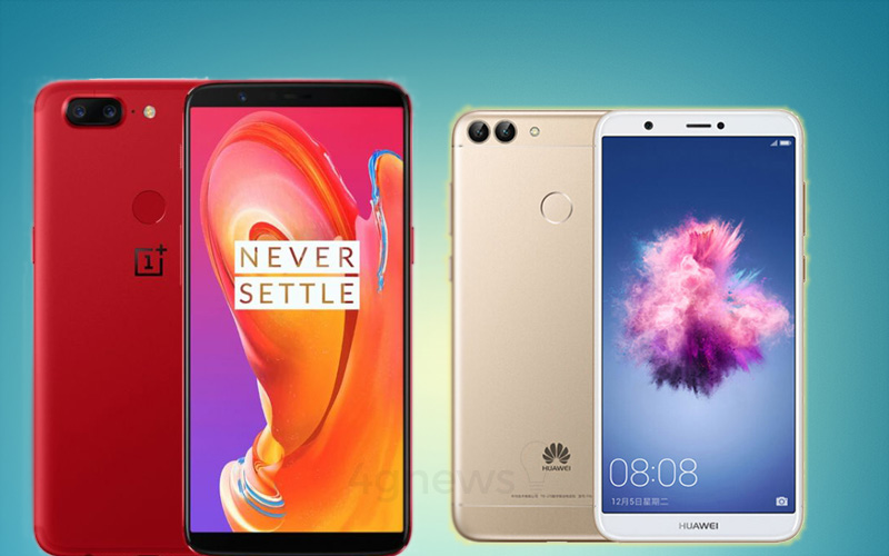 OnePlus 5T Huawei P Smart Android