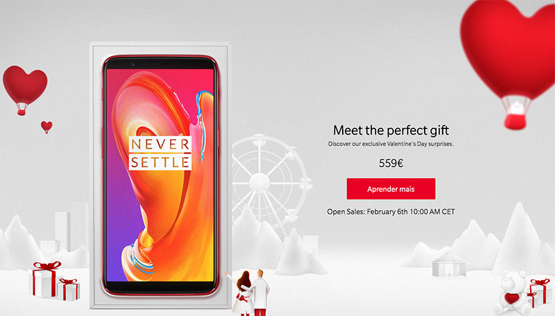 OnePlus 5T Vermelho Lava Android