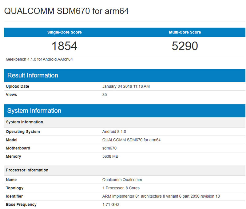 Qualcomm Snapdragon 670