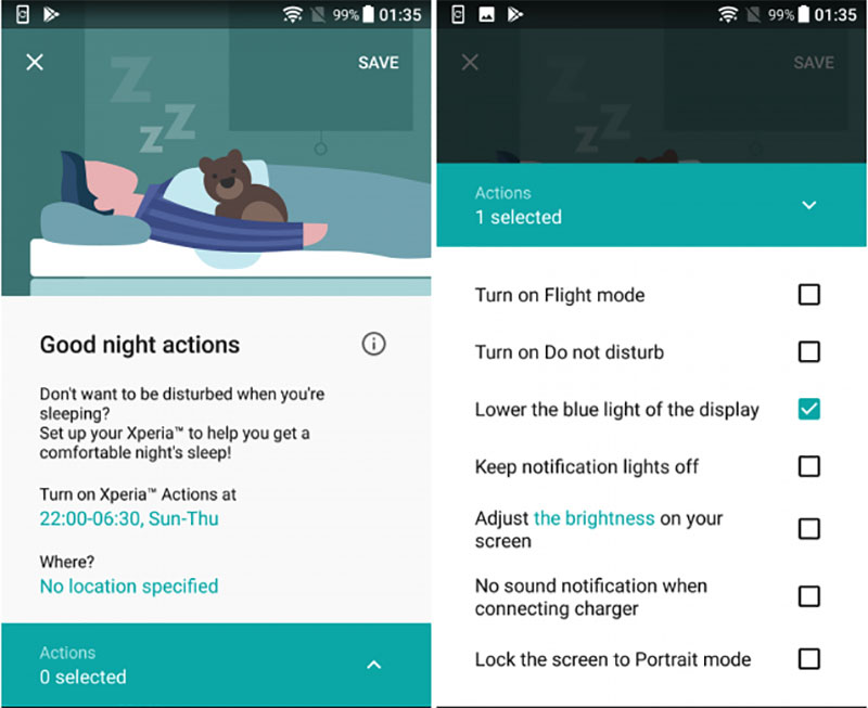 Sony Xperia Android Oreo