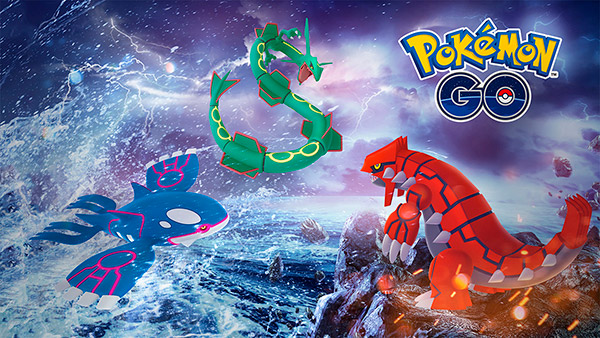 Pokémon GO Niantic Legendary Week Groudon Rayquaza Kyogre