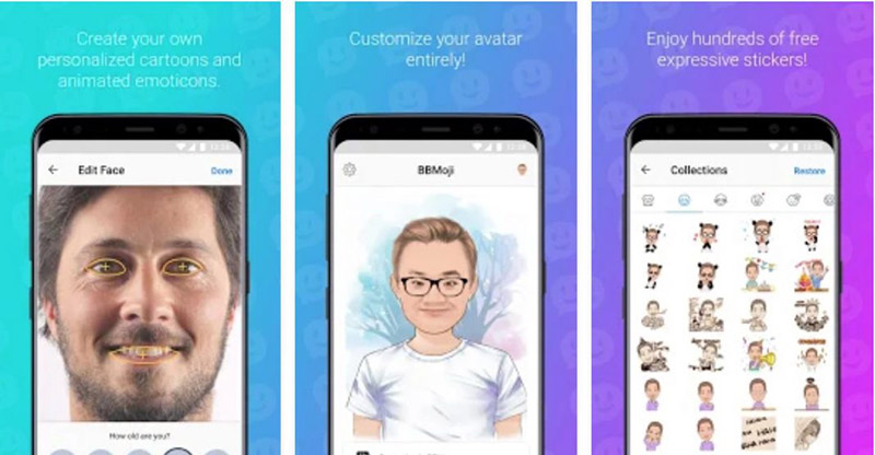 Google Play Store Android BBMoji