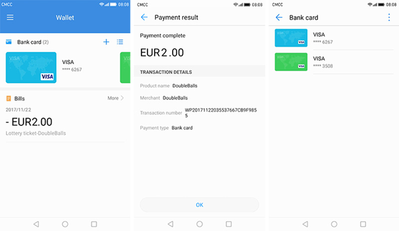 Google Play Store Android Huawei Wallet