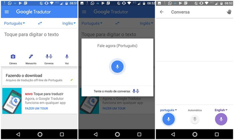 Google Tradutor Android App