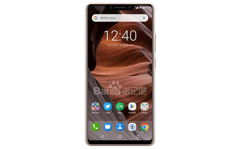 Nokia 9 smartphone android notch