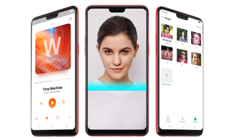 OPPO F7 smartphone Android Oreo
