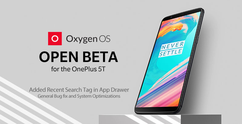 OnePlus 5T OnePlus 5 OxygenOS Open Beta