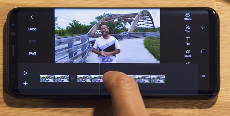 Samsung Galaxy S9 Samsung Movie Maker Android P