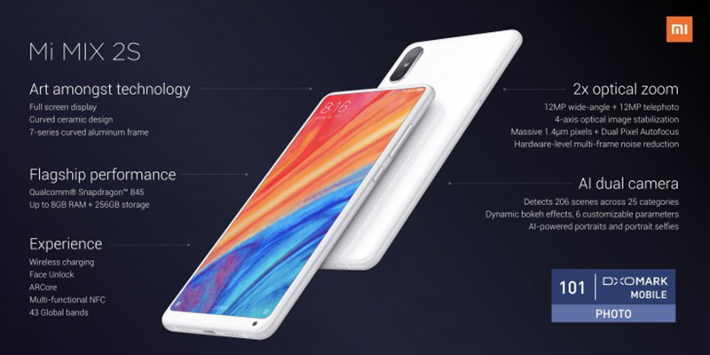 Xiaomi Mi MIX 2S Android Oreo