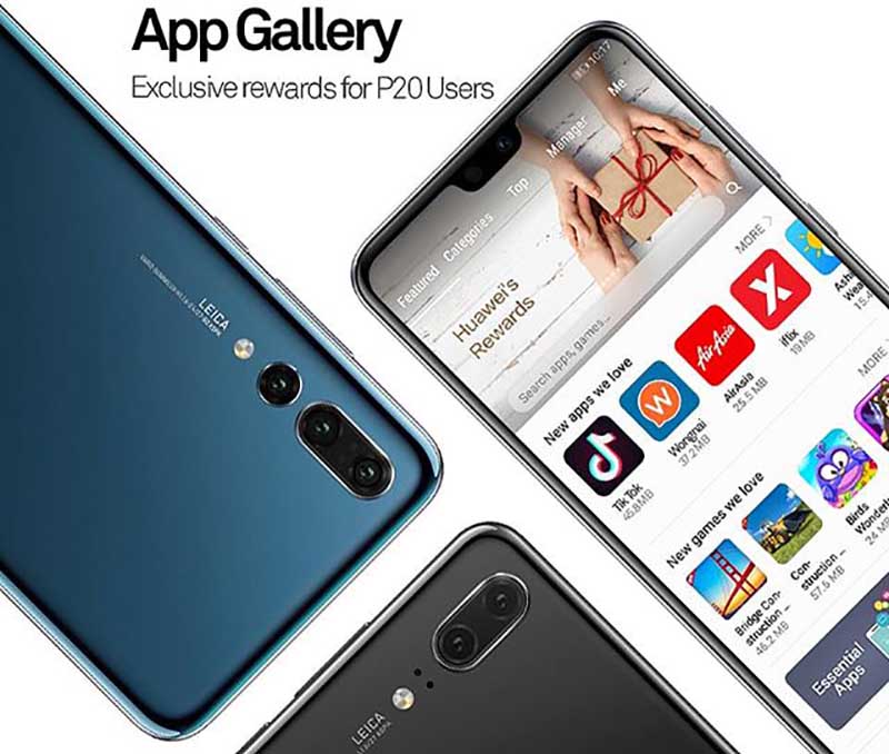 Google Play Store Android Huawei P20 Pro App Gallery